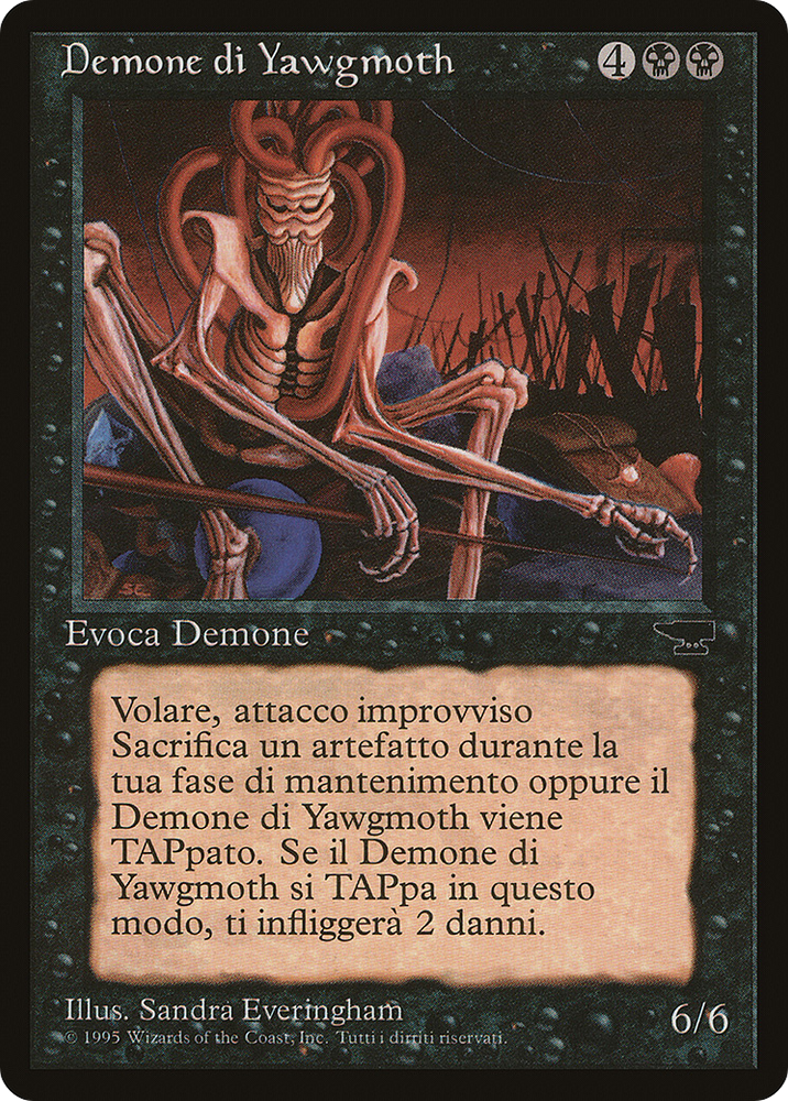 Yawgmoth Demon (Italian) (REN-061) - Rinascimento