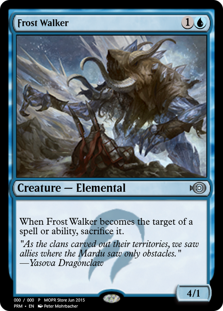 Frost Walker (PRM-55886) - Magic Online Promos Foil