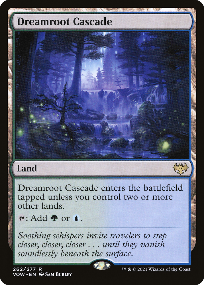 Dreamroot Cascade (VOW-262) - Innistrad: Crimson Vow Foil