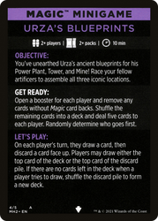 Urza's Blueprints (minigame) // Urza's Blueprints (cont'd) (MMH2-004) - Modern Horizons 2 Minigames Foil