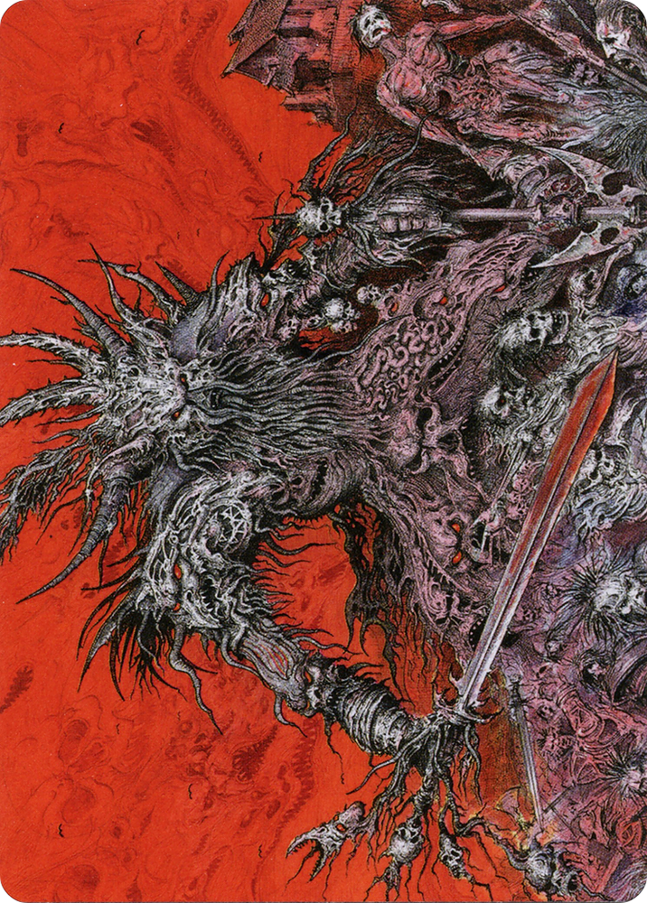 Varragoth, Bloodsky Sire // Varragoth, Bloodsky Sire (AKHM-078) - Kaldheim Art Series (Borderless) Foil