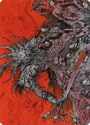 Varragoth, Bloodsky Sire // Varragoth, Bloodsky Sire (AKHM-078) - Kaldheim Art Series (Borderless) Foil