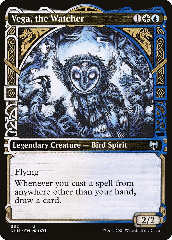 Vega, the Watcher (Showcase) (KHM-332) - Kaldheim: (Showcase)