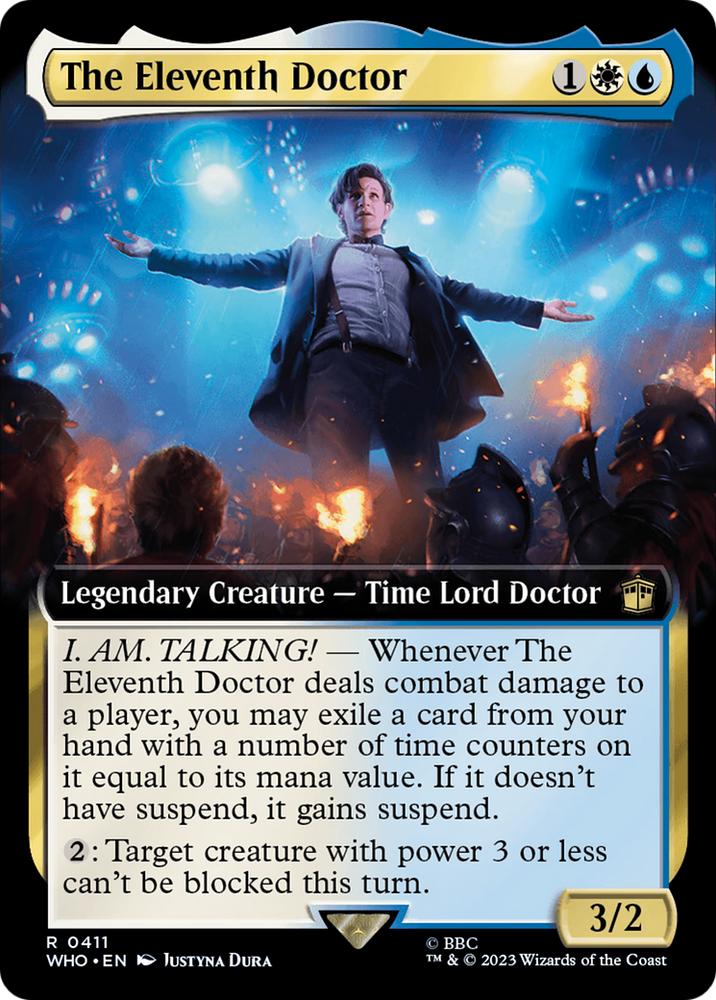 The Eleventh Doctor (Extended Art) (WHO-411) - Doctor Who: (Extended Art) Foil