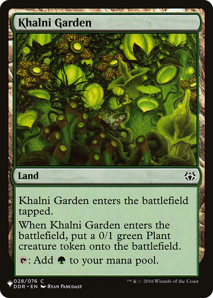 Khalni Garden (LIST-DDR-28) - The List