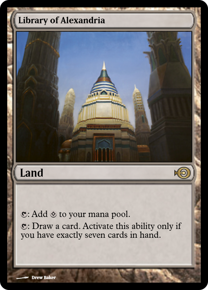 Library of Alexandria (PRM-46940) - Magic Online Promos Foil