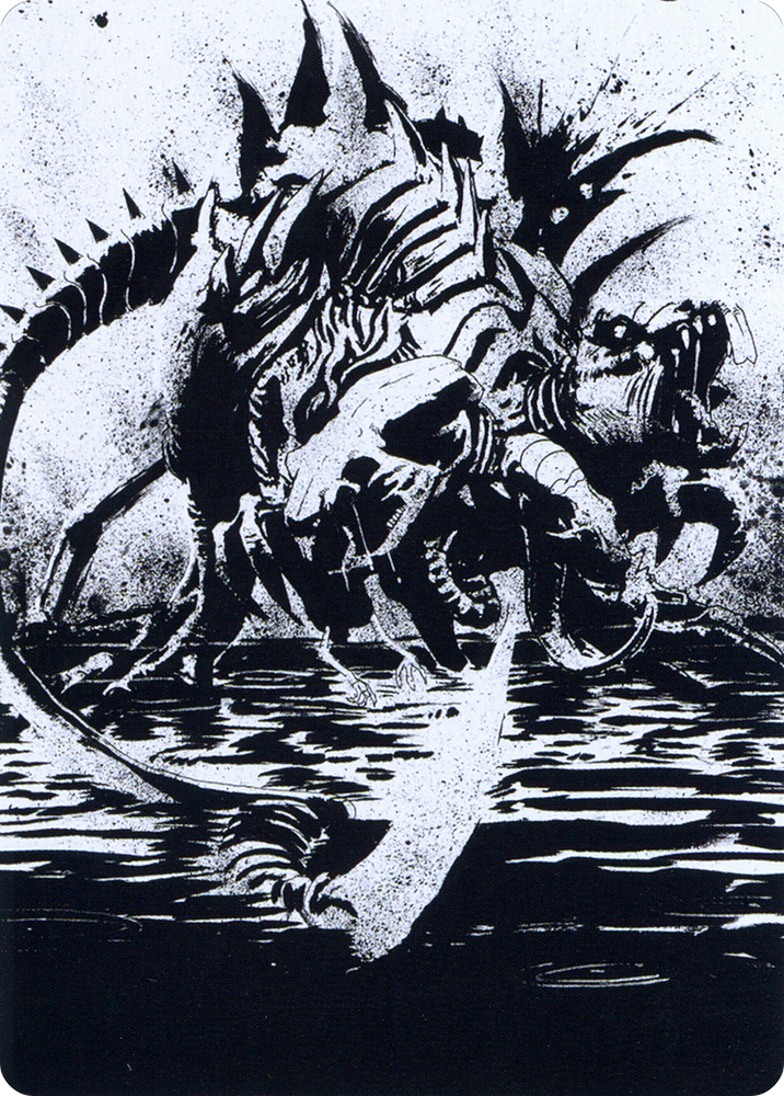 Karumonix, the Rat King // Karumonix, the Rat King (AONE-070) - Phyrexia: All Will Be One Art Series (Borderless) Foil