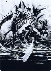 Karumonix, the Rat King // Karumonix, the Rat King (AONE-070) - Phyrexia: All Will Be One Art Series (Borderless) Foil