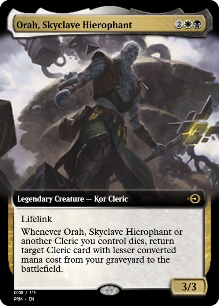 Orah, Skyclave Hierophant (PRM-83726) - Magic Online Promos