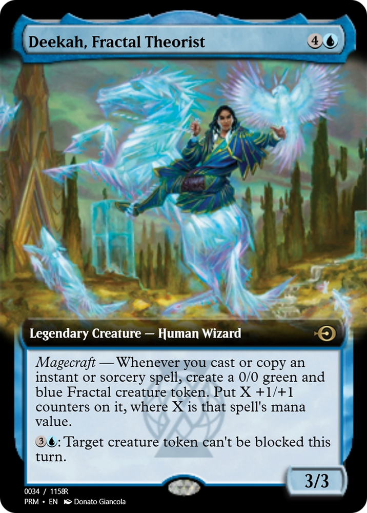 Deekah, Fractal Theorist (PRM-90040) - Magic Online Promos Foil