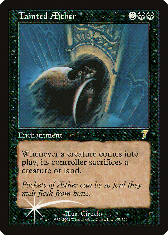 Tainted Aether (7ED-167★) - Seventh Edition Foil
