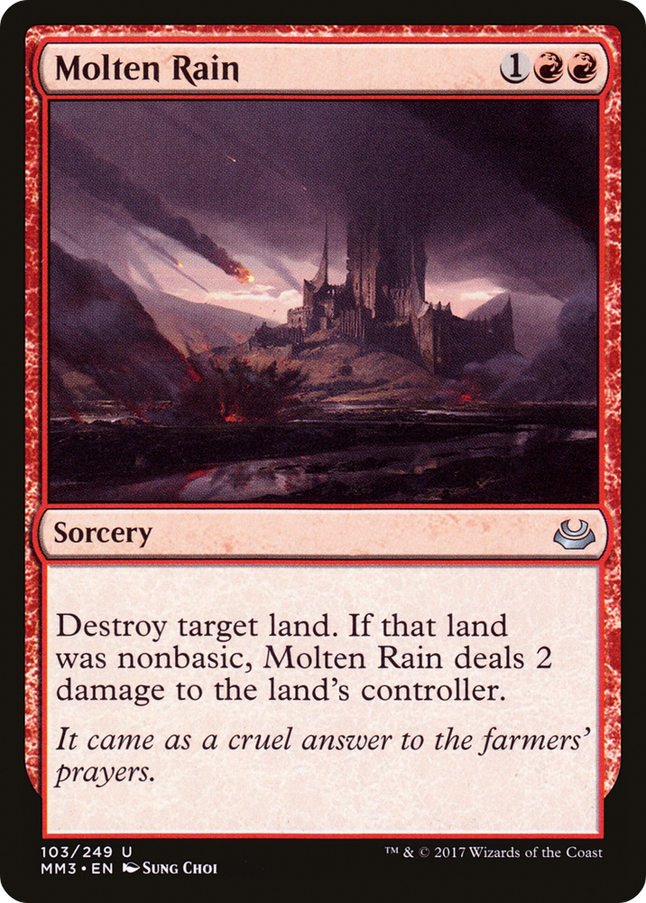Molten Rain (MM3-103) - Modern Masters 2017