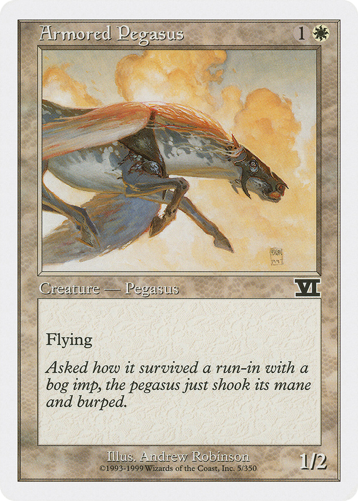 Armored Pegasus (6ED-005) - Classic Sixth Edition