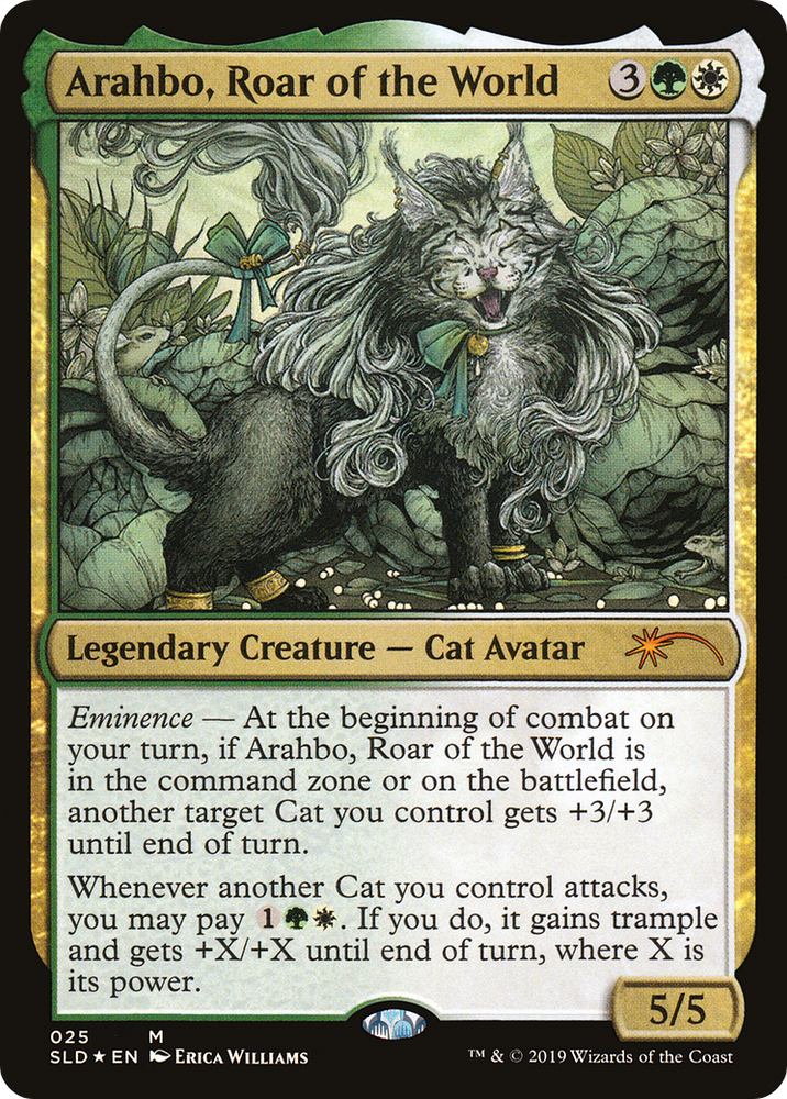 Arahbo, Roar of the World (SLD-025) - Secret Lair Drop Foil