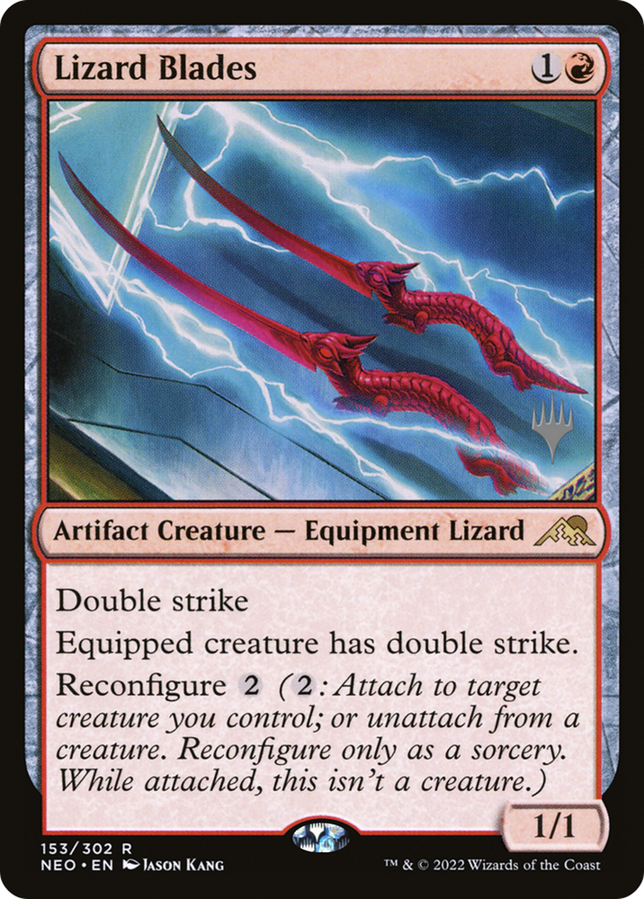 Lizard Blades (PPNEO-153P) - Kamigawa: Neon Dynasty Promos