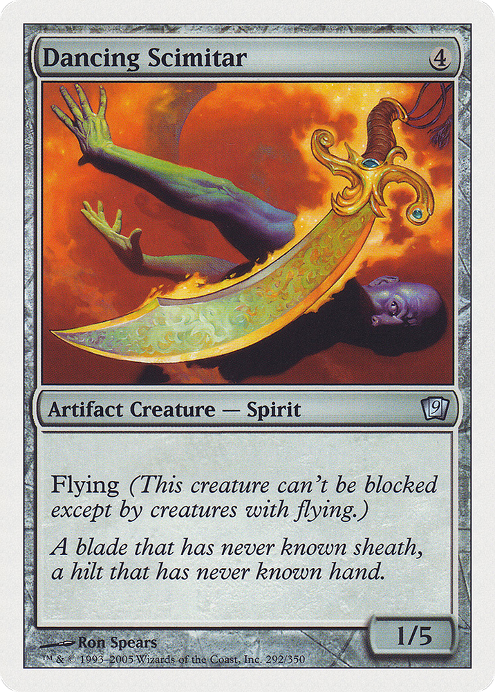 Dancing Scimitar (9ED-292) - Ninth Edition