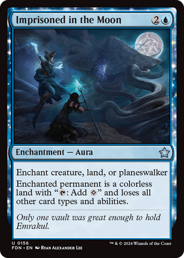 Imprisoned in the Moon (FDN-156) - Foundations: (enchantment) Foil