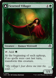 Scorned Villager // Moonscarred Werewolf (INR-212) - Innistrad Remastered Foil