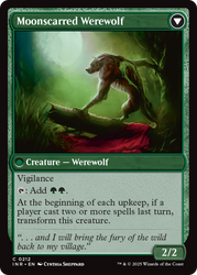 Scorned Villager // Moonscarred Werewolf (INR-212) - Innistrad Remastered Foil