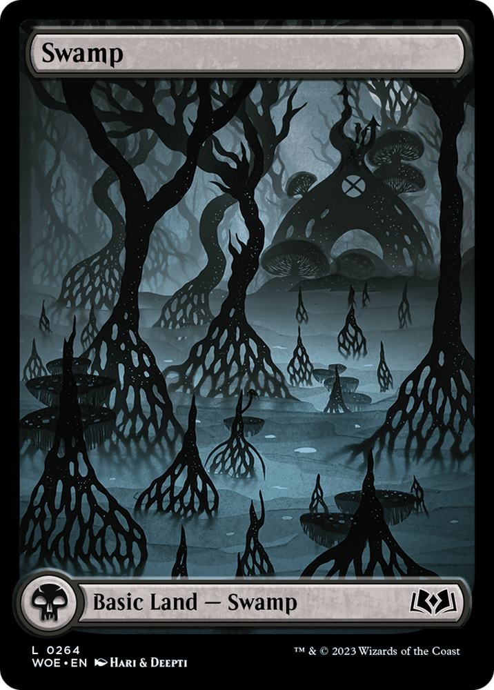 Swamp (0264) (WOE-264) - Wilds of Eldraine: (Full Art)