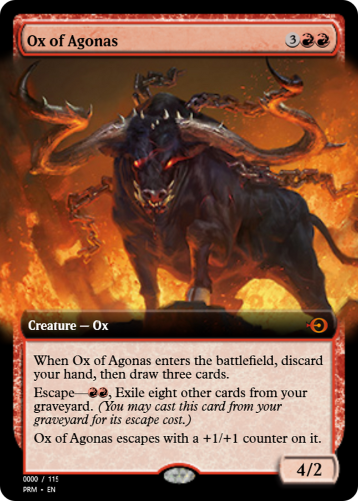 Ox of Agonas (PRM-79943) - Magic Online Promos Foil