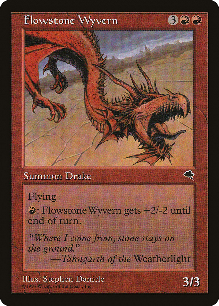 Flowstone Wyvern (TMP-176) - Tempest