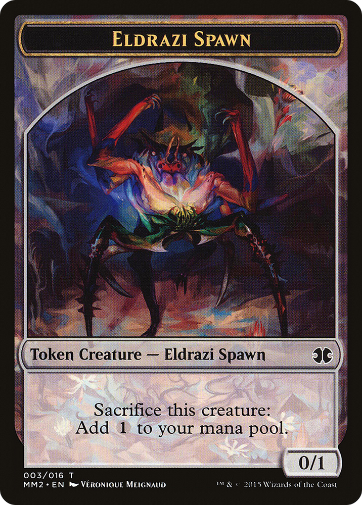 Eldrazi Spawn Token (003) (MM2-003) - Modern Masters 2015 Tokens