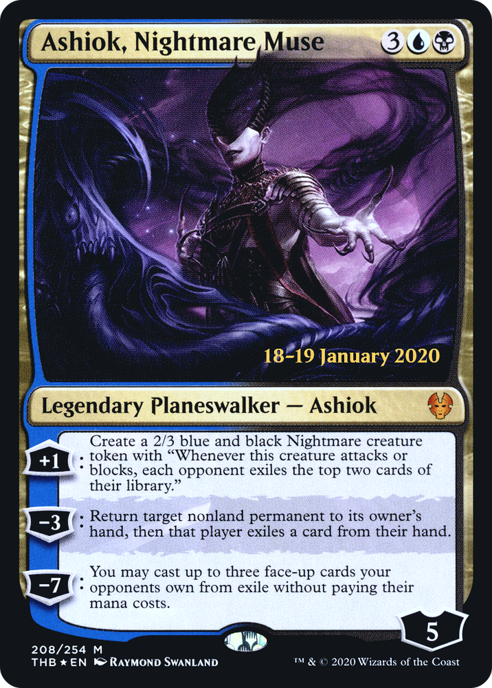 Ashiok, Nightmare Muse (PRE-208S) - Theros Beyond Death Promos Foil