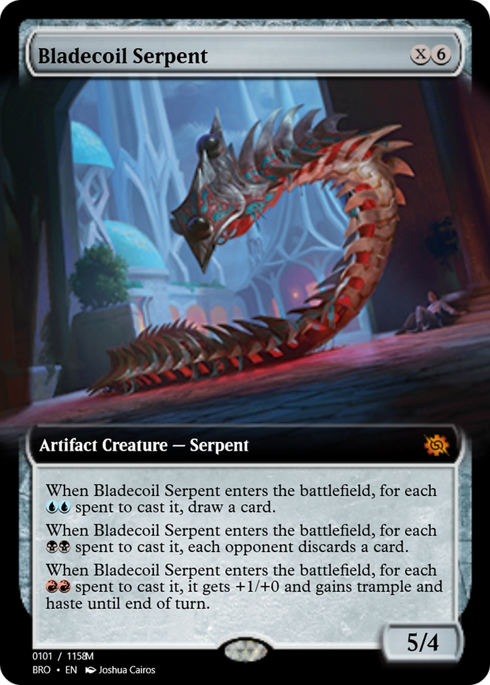 Bladecoil Serpent (PRM-105810) - Magic Online Promos Foil