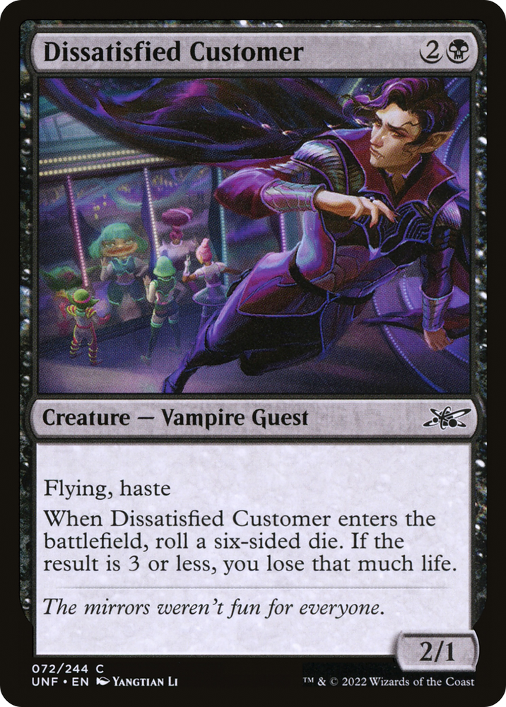 Dissatisfied Customer (UNF-072) - Unfinity