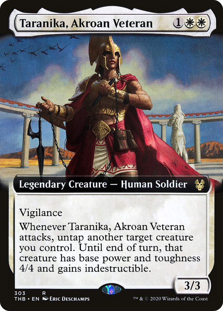 Taranika, Akroan Veteran (Extended Art) (THB-303) - Theros Beyond Death: (Extended Art)