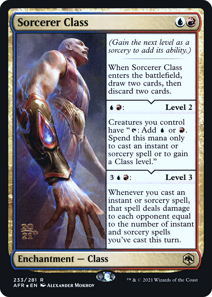 Sorcerer Class (PRE-233) - Adventures in the Forgotten Realms Promos Foil