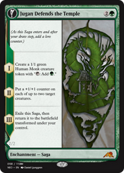 Jugan Defends the Temple // Remnant of the Rising Star (PRM-98063) - Magic Online Promos: (enchantment)