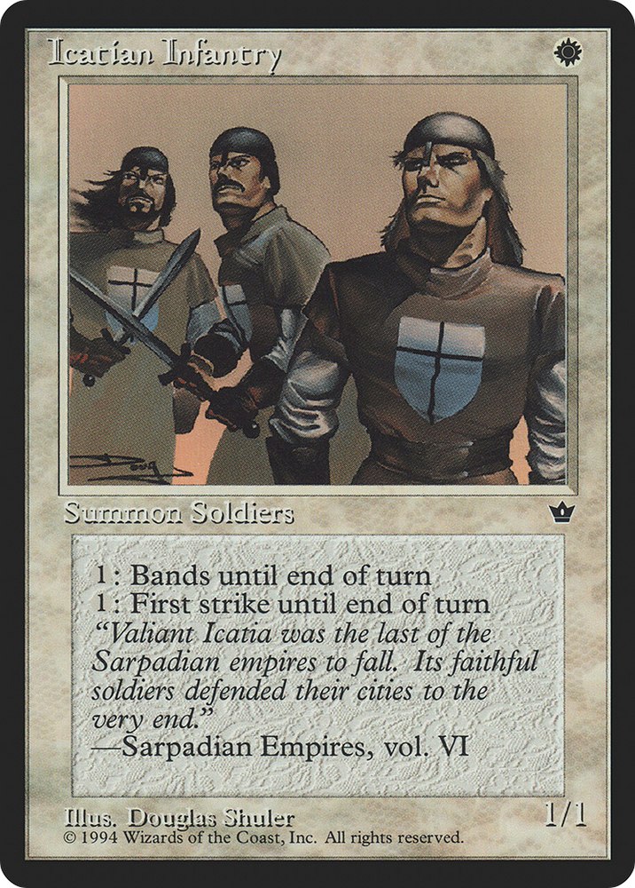 Icatian Infantry (Shuler) (FEM-07C) - Fallen Empires
