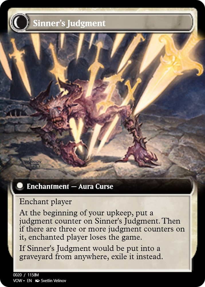 Faithbound Judge // Sinner's Judgment (PRM-95279) - Magic Online Promos Foil