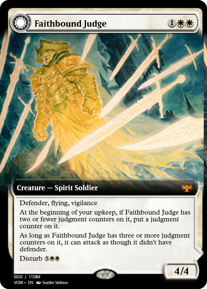 Faithbound Judge // Sinner's Judgment (PRM-95279) - Magic Online Promos
