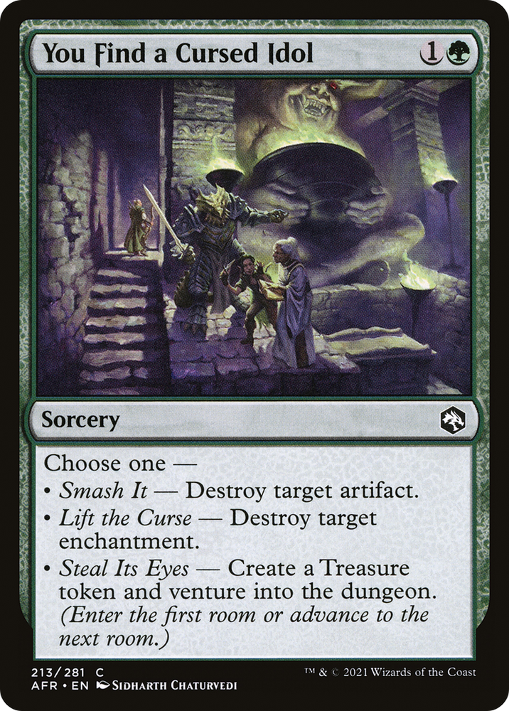You Find a Cursed Idol (AFR-213) - Adventures in the Forgotten Realms Foil