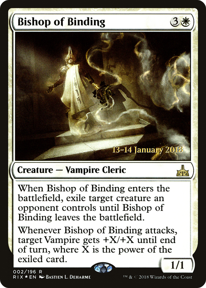 Bishop of Binding (PRE-002) - Rivals of Ixalan Promos Foil