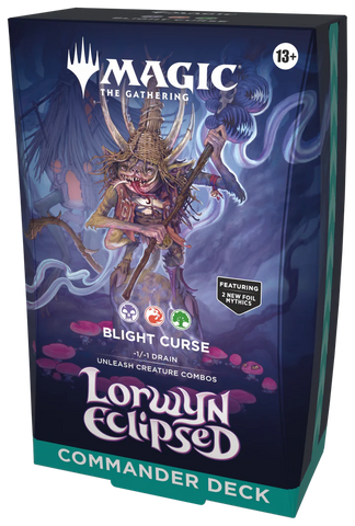 Magic The Gathering - Lorwyn Eclipsed -  Blight Curse Commander Deck