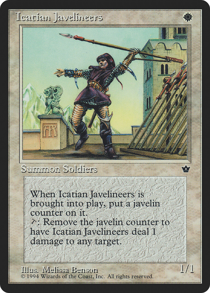 Icatian Javelineers (Benson) (FEM-08A) - Fallen Empires