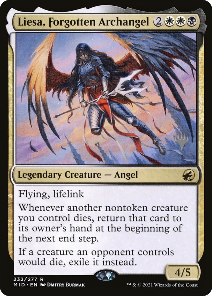 Liesa, Forgotten Archangel (PPMID-232P) - Innistrad: Midnight Hunt Promos Foil