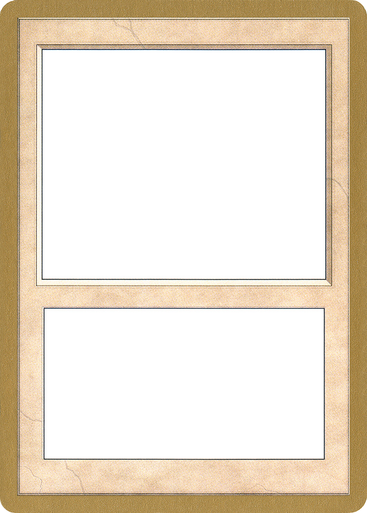 Blank Card (WCD-) - World Championship Decks 2002