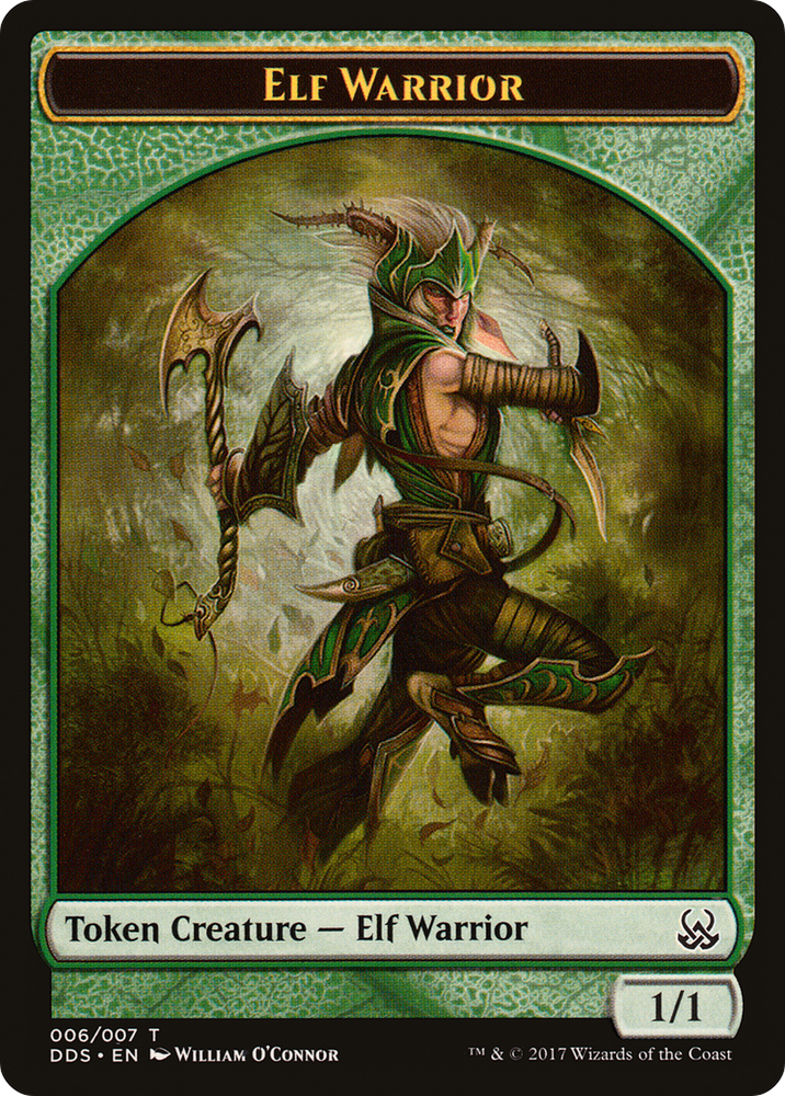 Elf Warrior Token (DDS-006) - Duel Decks: Mind vs. Might Tokens