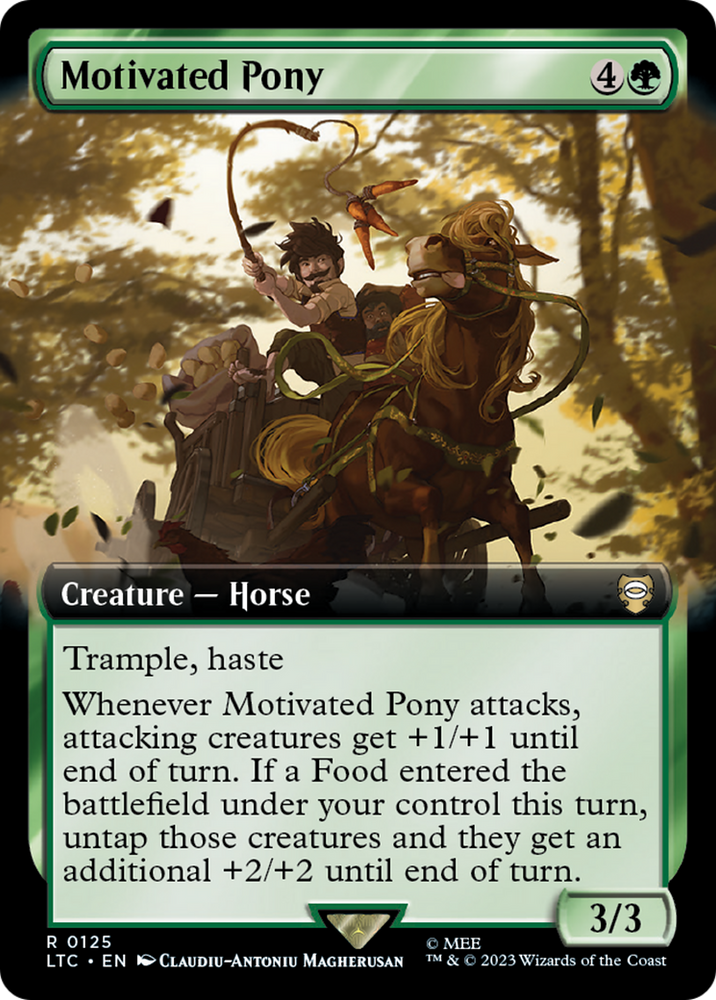 Motivated Pony (Extended Art) (LTC-125) - Tales of Middle-earth Commander: (Extended Art) Foil