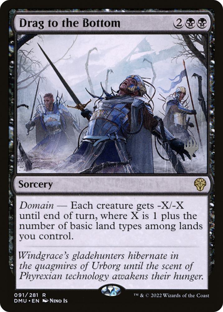 Drag to the Bottom (PPDMU-91P) - Dominaria United Promos Foil