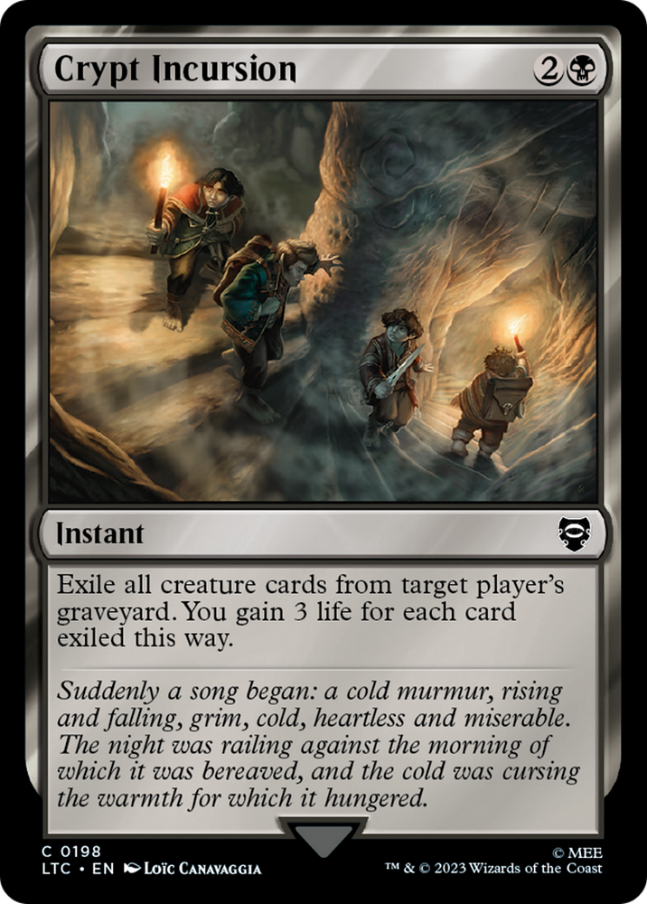 Crypt Incursion (LTC-198) - Tales of Middle-earth Commander