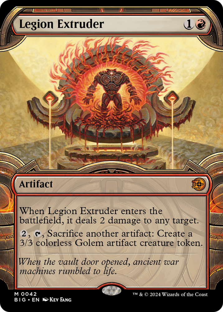 Legion Extruder (Showcase) (BIG-042) - The Big Score: (Showcase) Foil