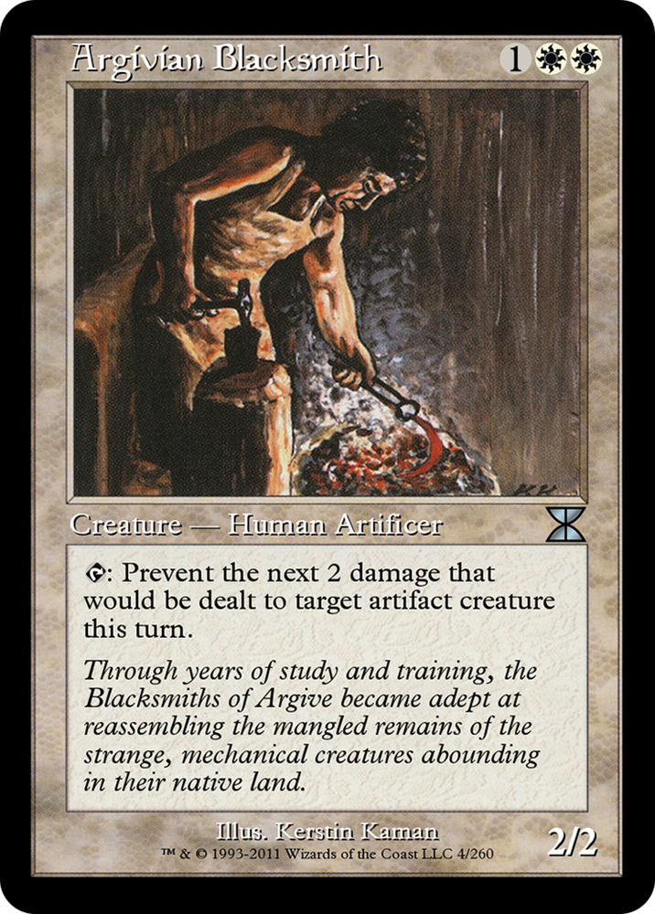 Argivian Blacksmith (ME4-004) - Masters Edition IV Foil