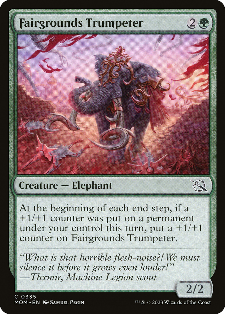 Fairgrounds Trumpeter (MOM-335) - March of the Machine Foil