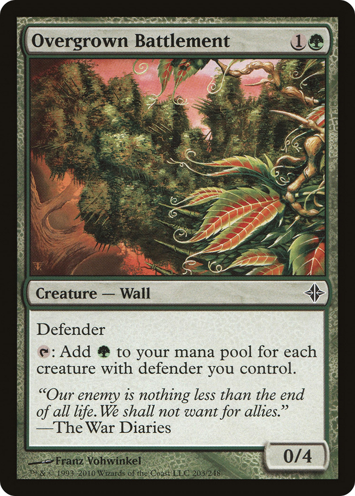 Overgrown Battlement (ROE-203) - Rise of the Eldrazi